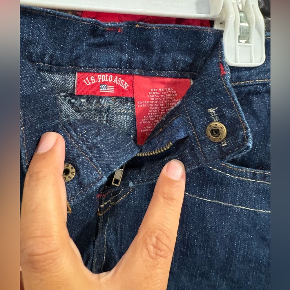 Vintage US Polo Association 3 Piece Girls Size 6 Denim Set Deadstock NWT 1990 - Picture 14 of 16